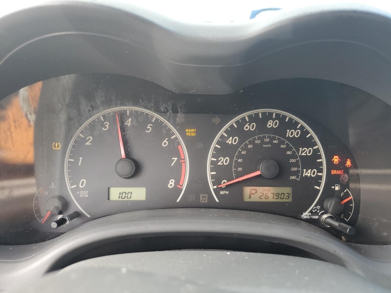 2009 TOYOTA COROLLA