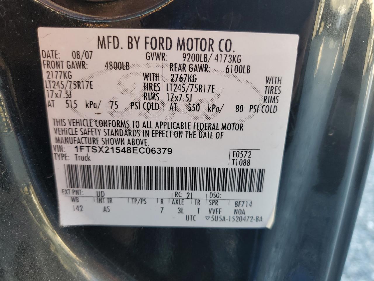 2008 FORD F-250