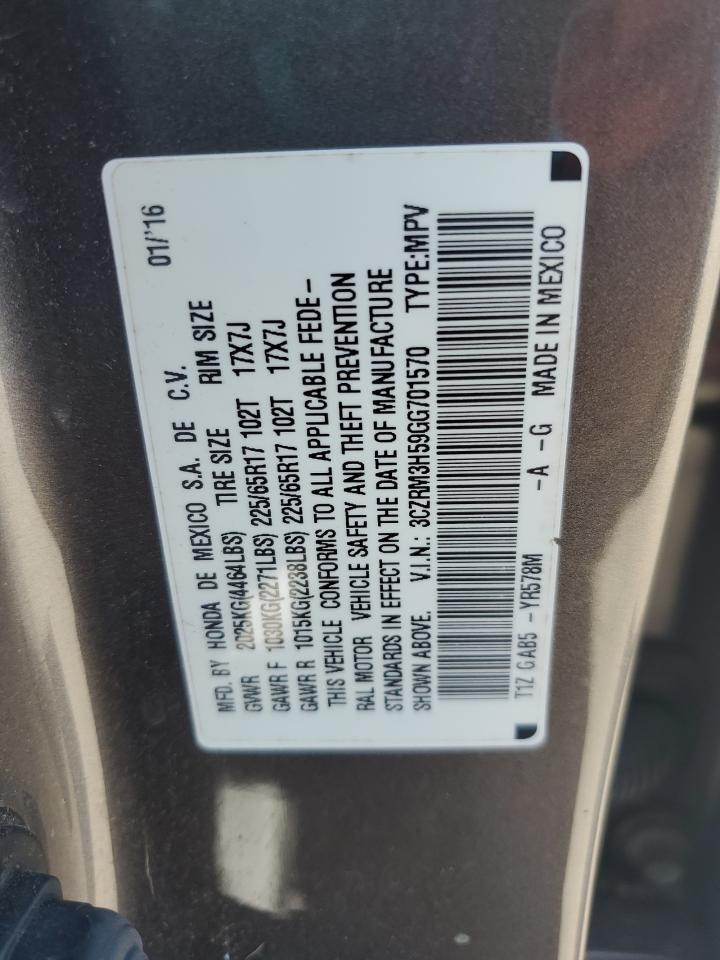 2016 HONDA CR-V