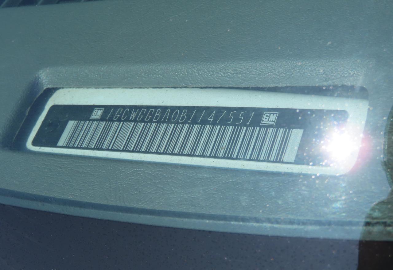 2011 CHEVROLET EXPRESS 2500