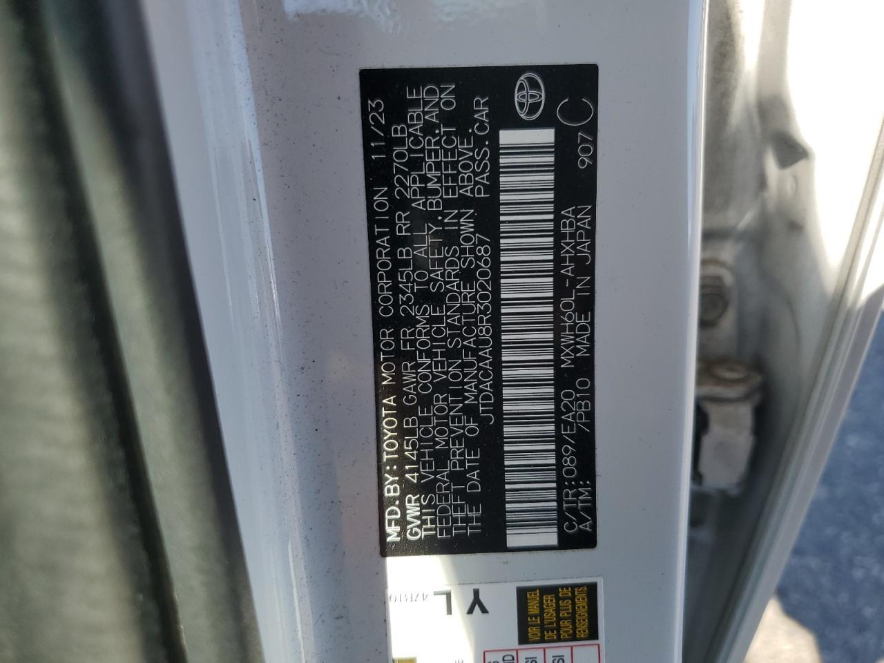 2024 TOYOTA PRIUS