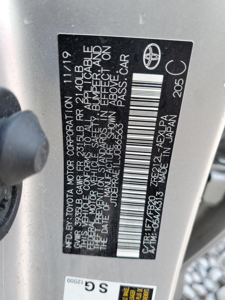 2020 TOYOTA COROLLA