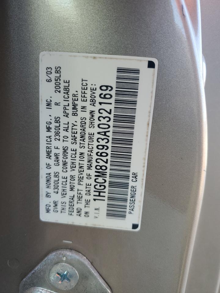 2003 HONDA ACCORD