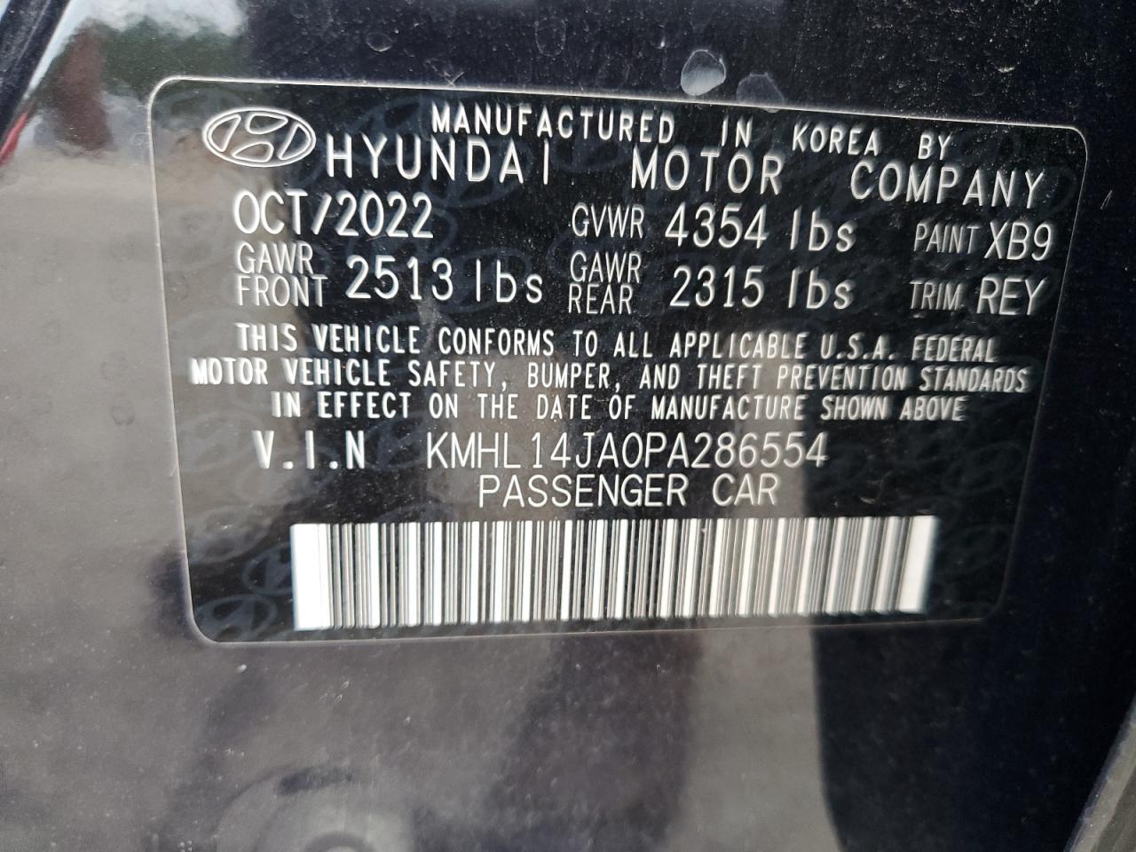 2023 HYUNDAI SONATA