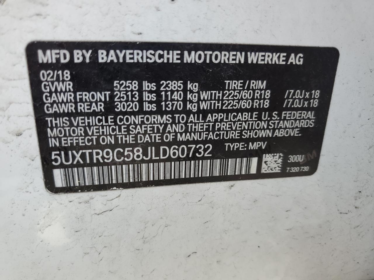 2018 BMW X3