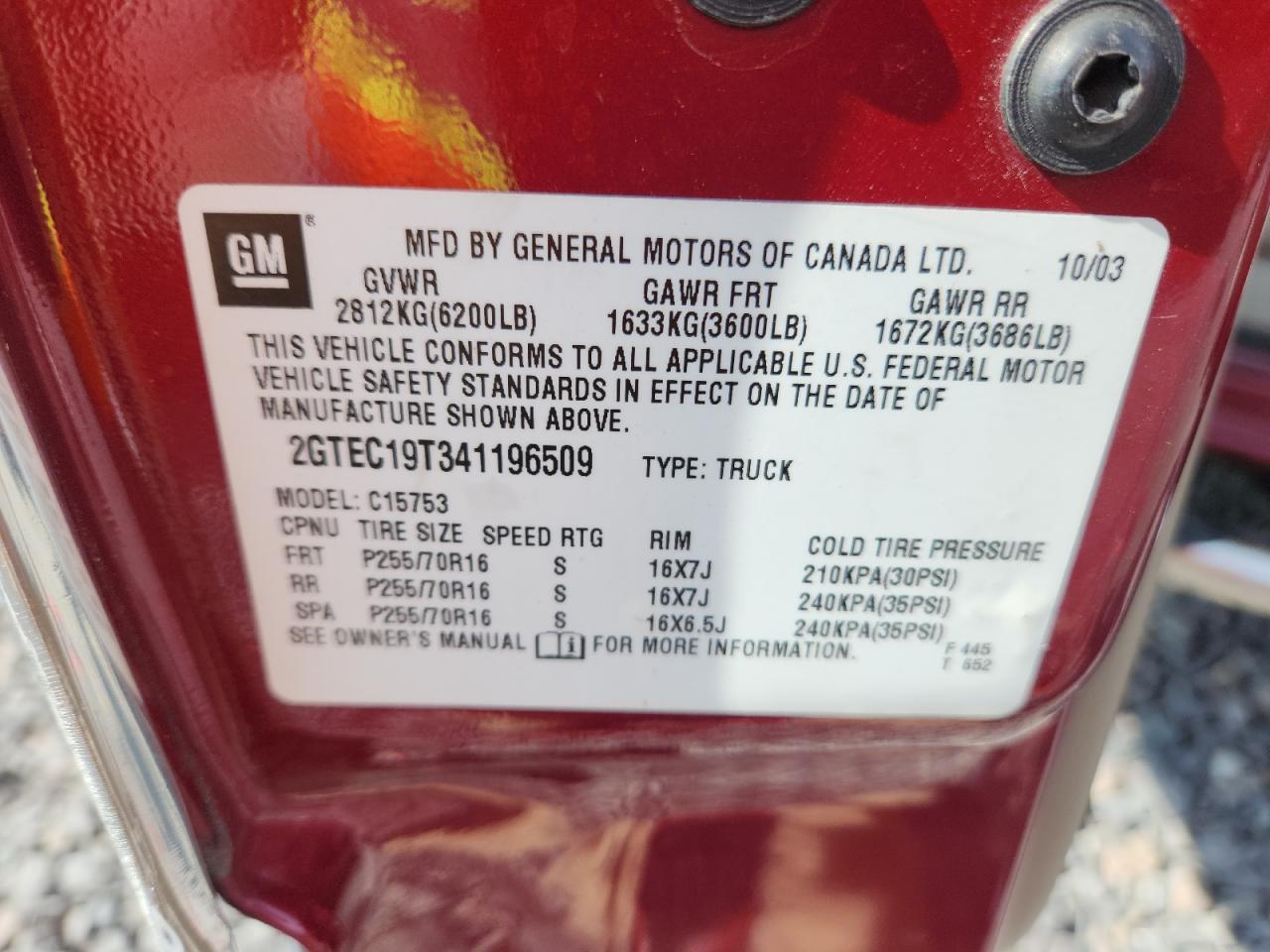 2004 GMC Sierra