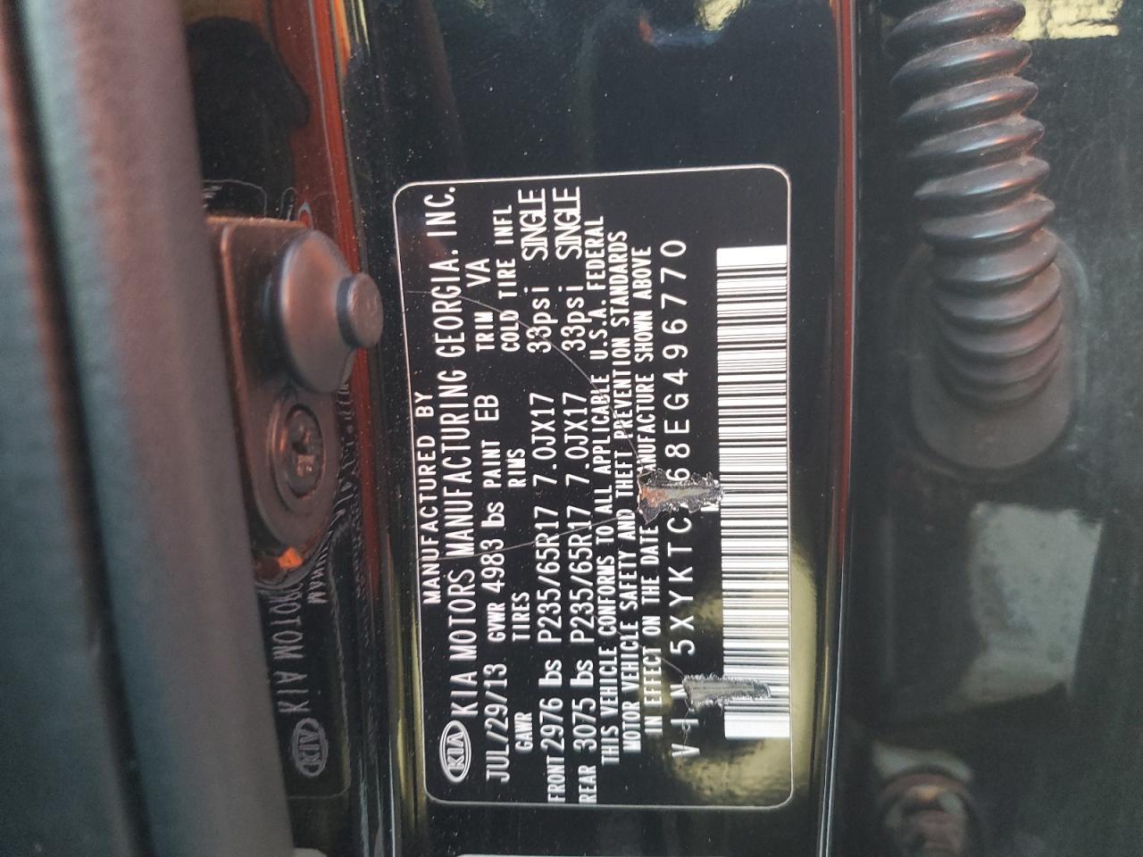 2014 KIA SORENTO