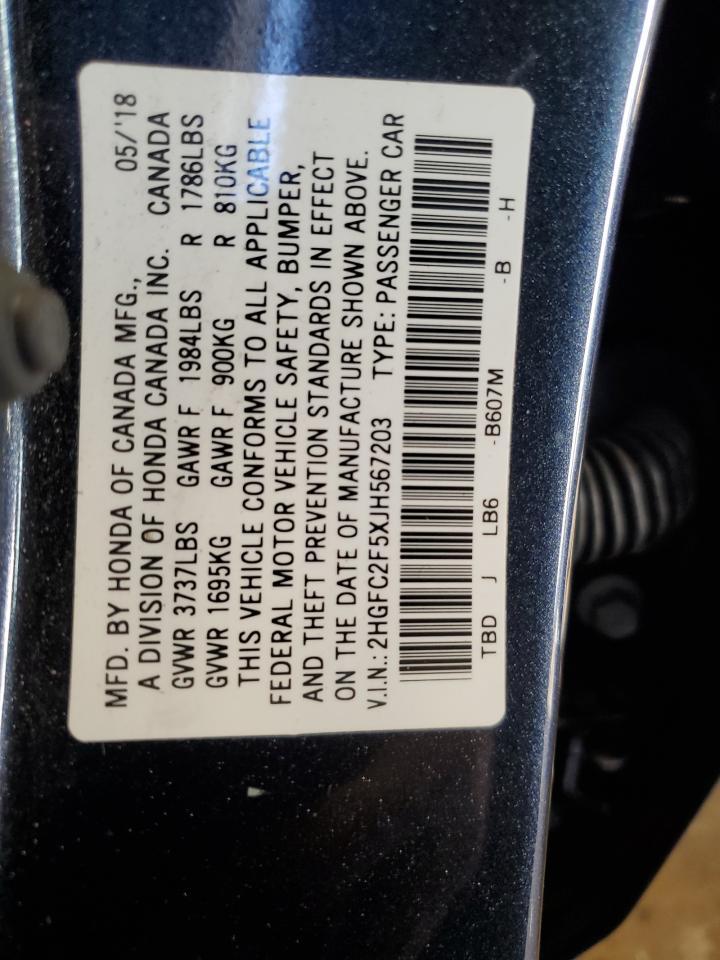 2018 HONDA CIVIC