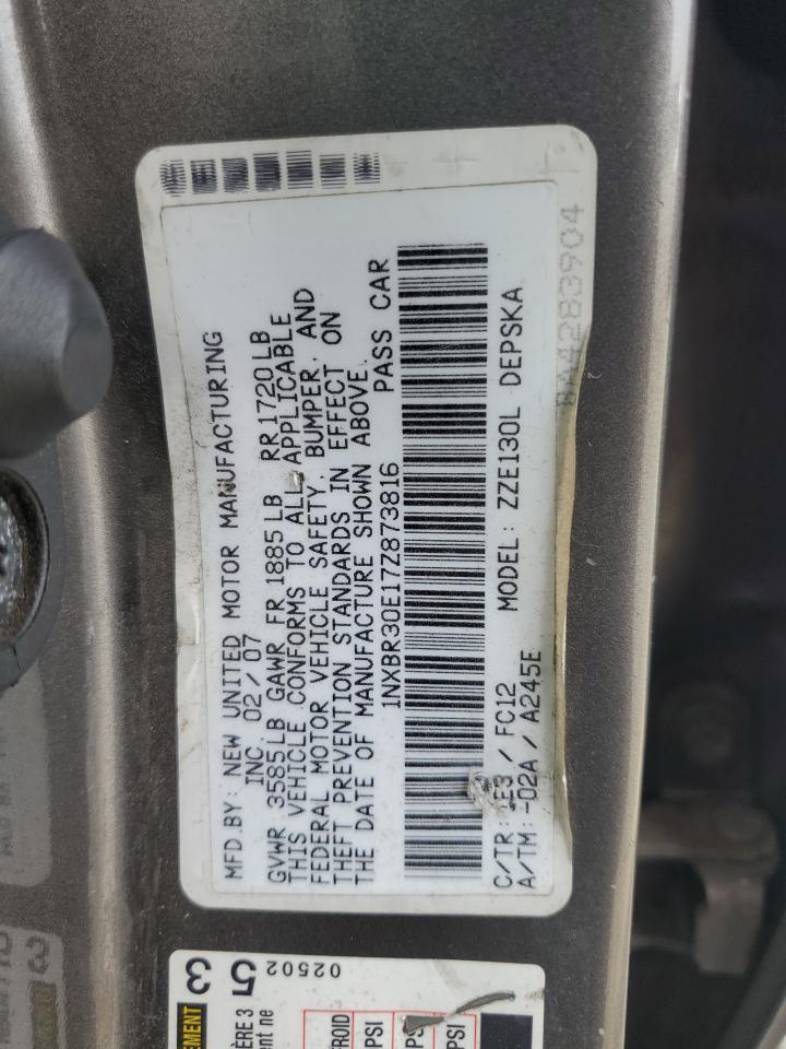 2007 TOYOTA COROLLA
