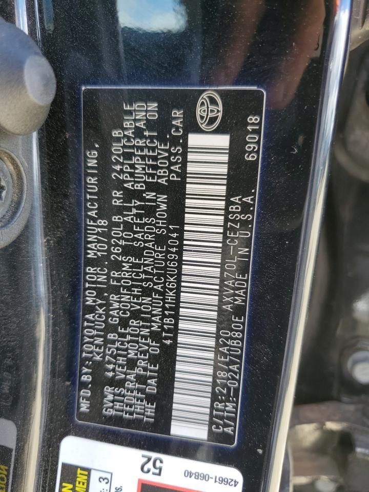 2019 TOYOTA CAMRY