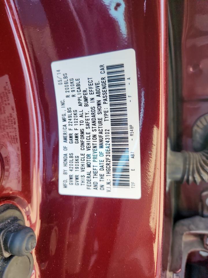 2014 HONDA ACCORD