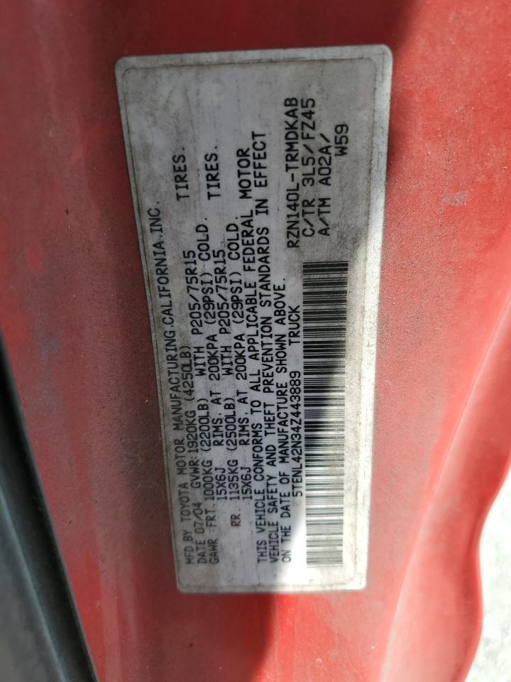 2004 TOYOTA TACOMA
