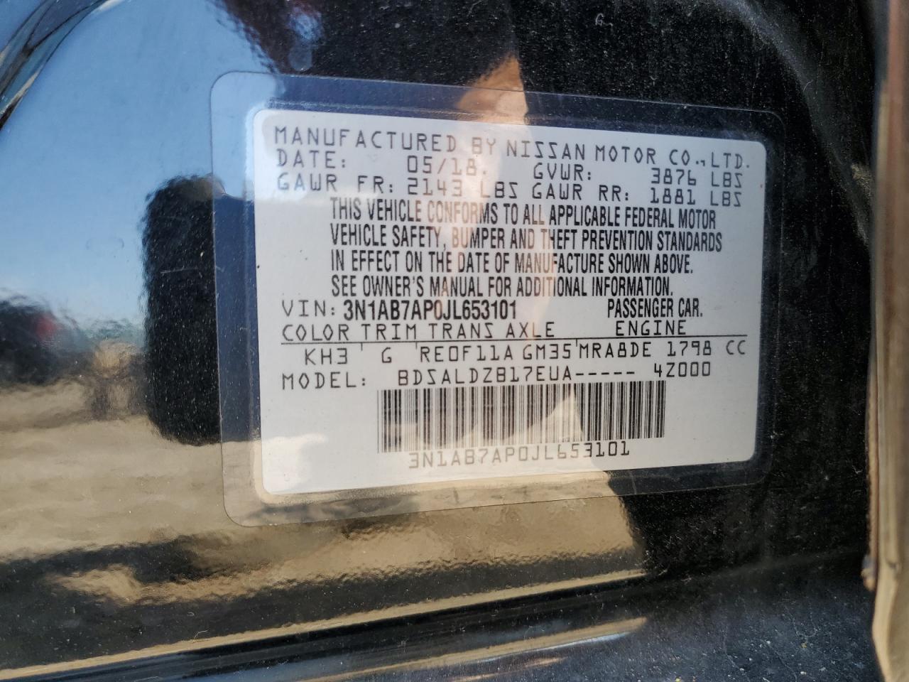 2018 NISSAN SENTRA