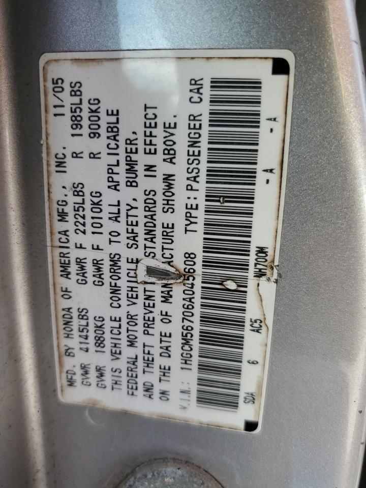 2006 HONDA ACCORD