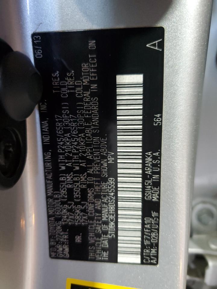 2013 TOYOTA HIGHLANDER