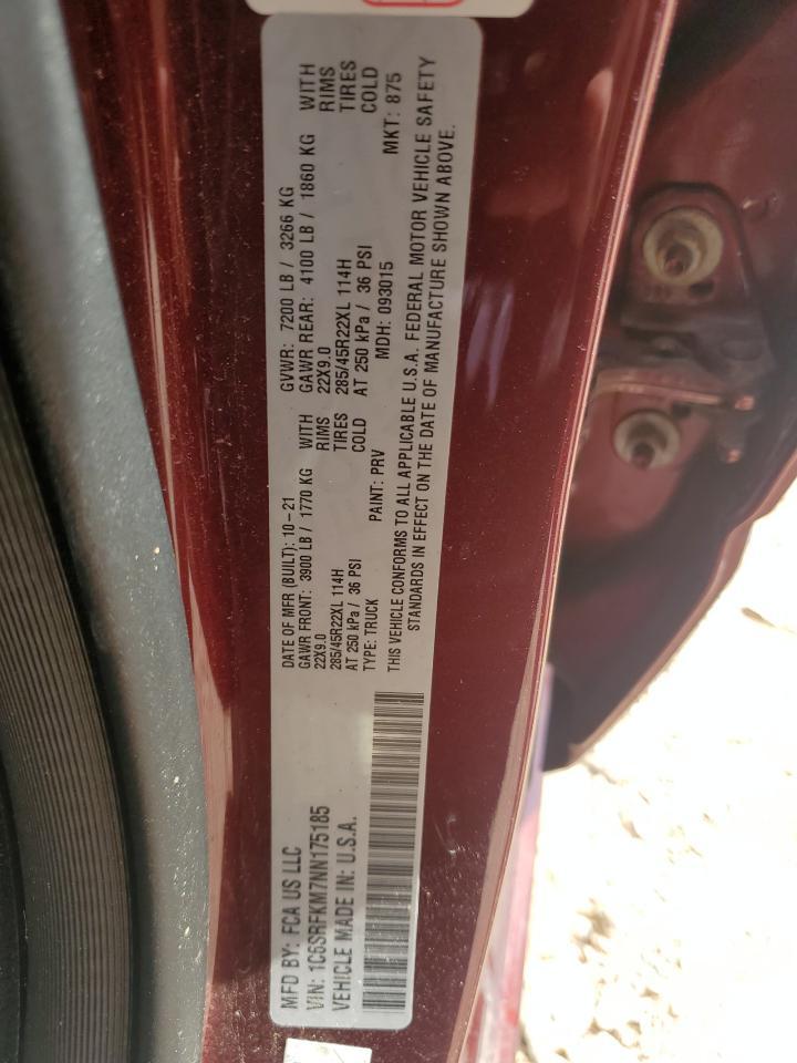2022 RAM 1500