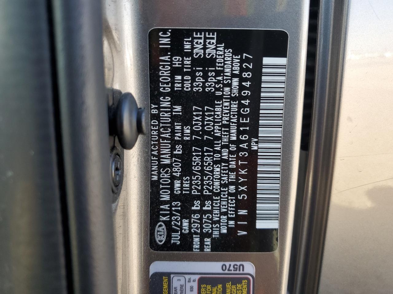 2014 KIA SORENTO