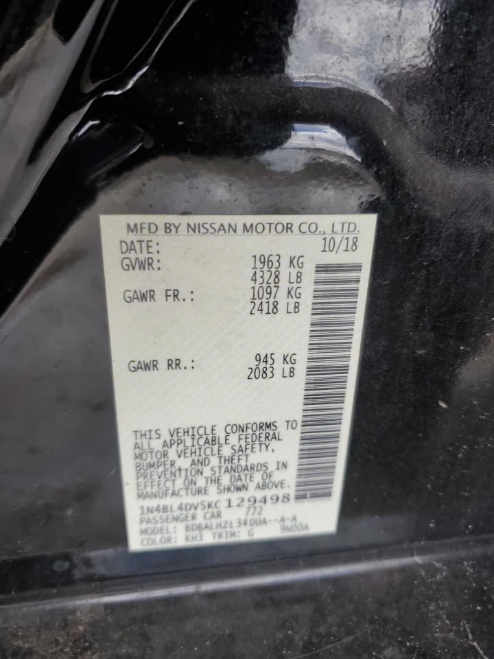 2019 NISSAN ALTIMA