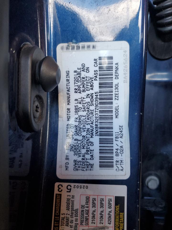 2007 TOYOTA COROLLA