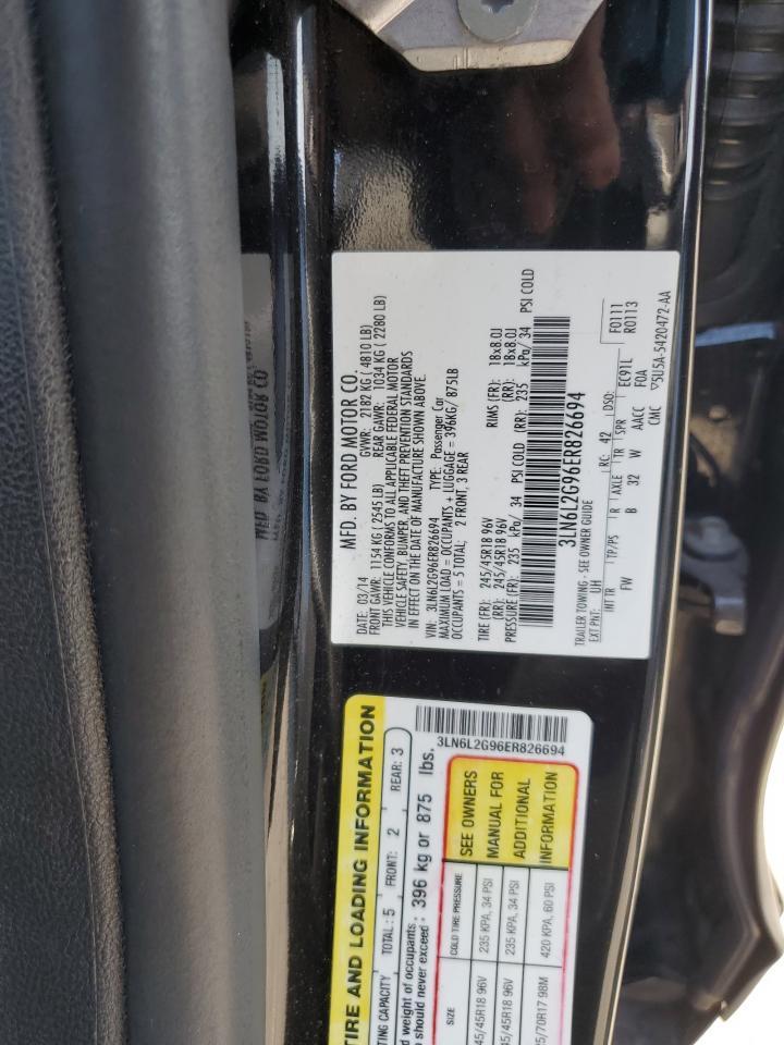2014 LINCOLN MKZ