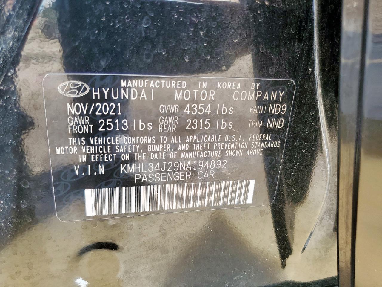 2022 HYUNDAI SONATA