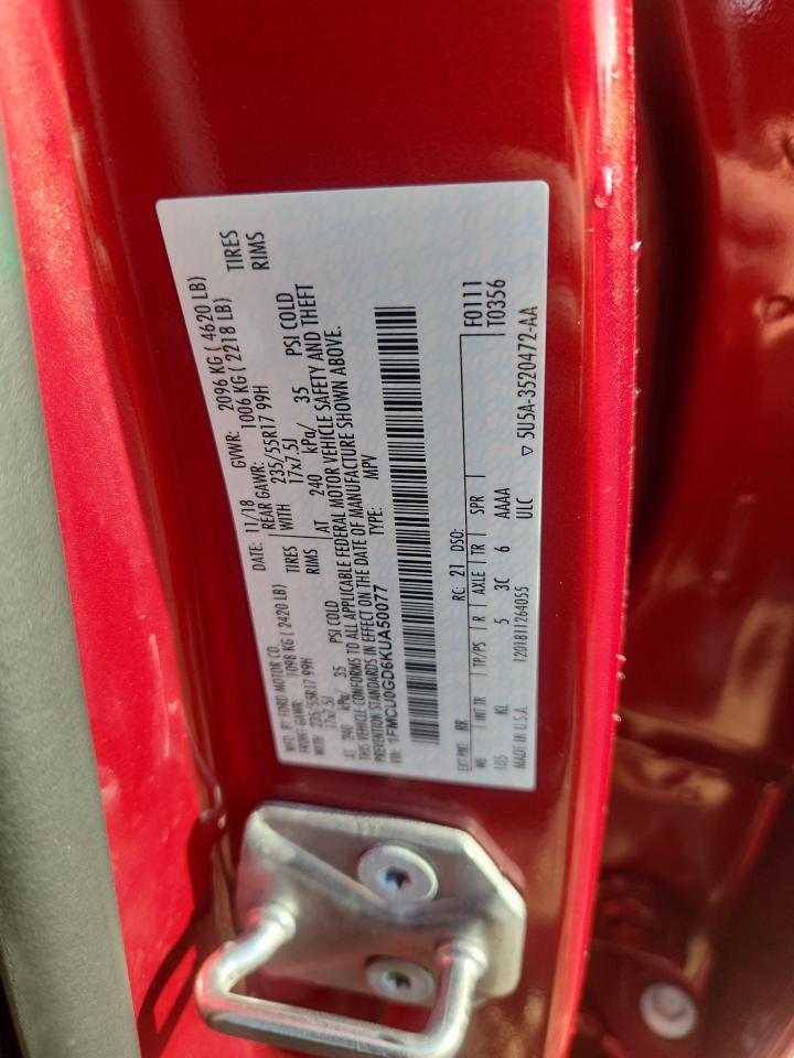 2019 FORD ESCAPE