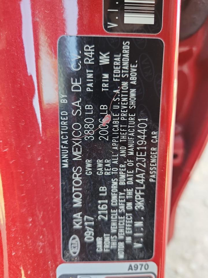 2018 KIA FORTE