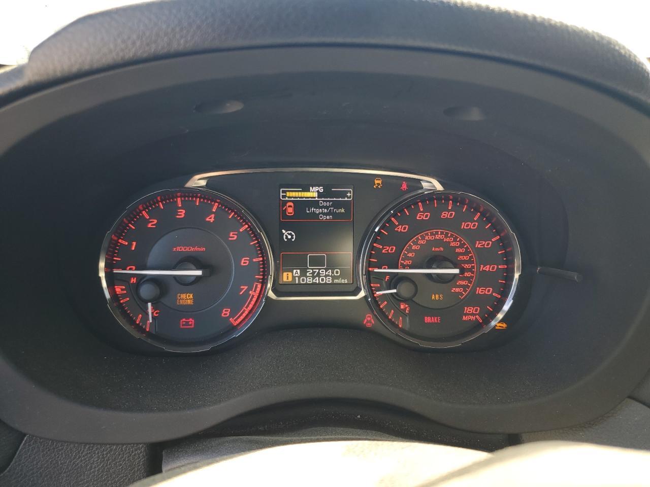 2017 SUBARU WRX