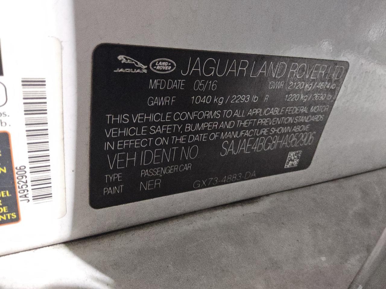 2017 JAGUAR XE
