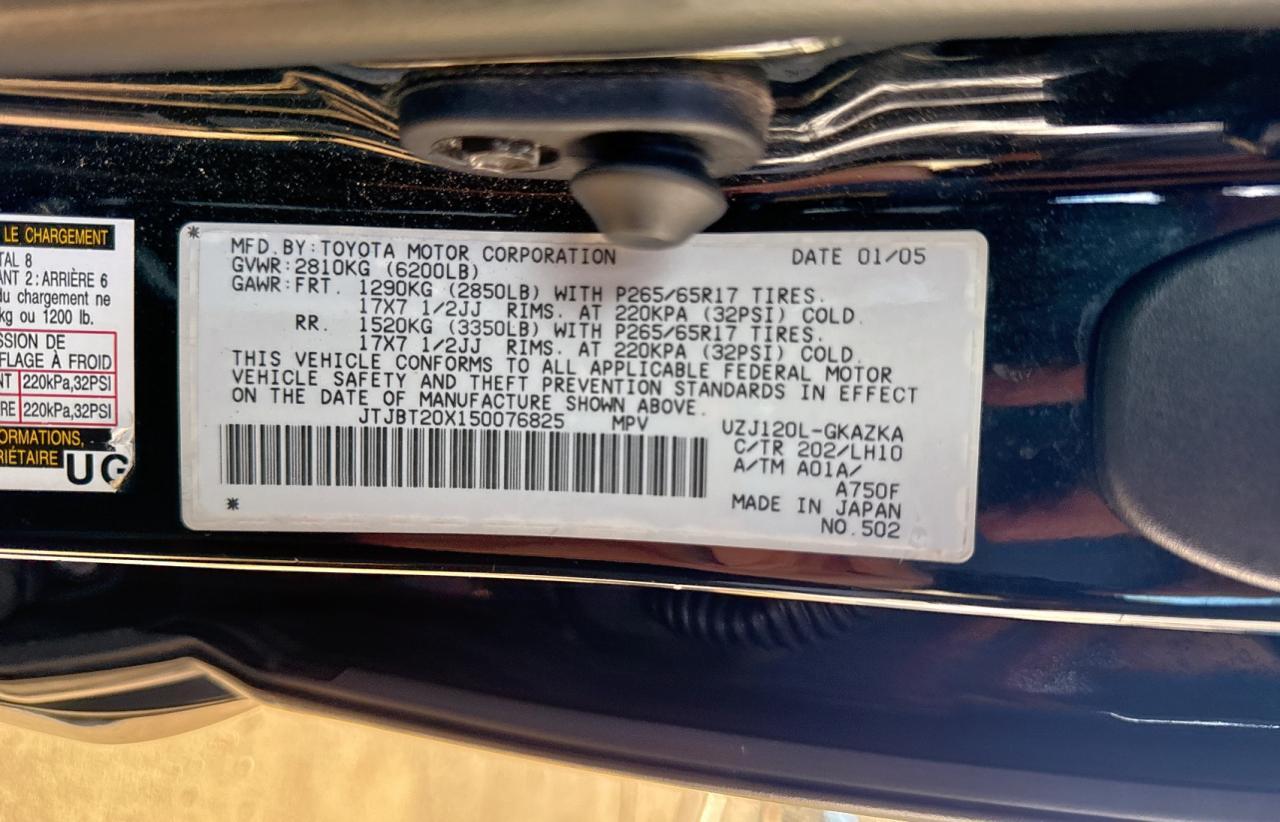 2005 LEXUS Gx