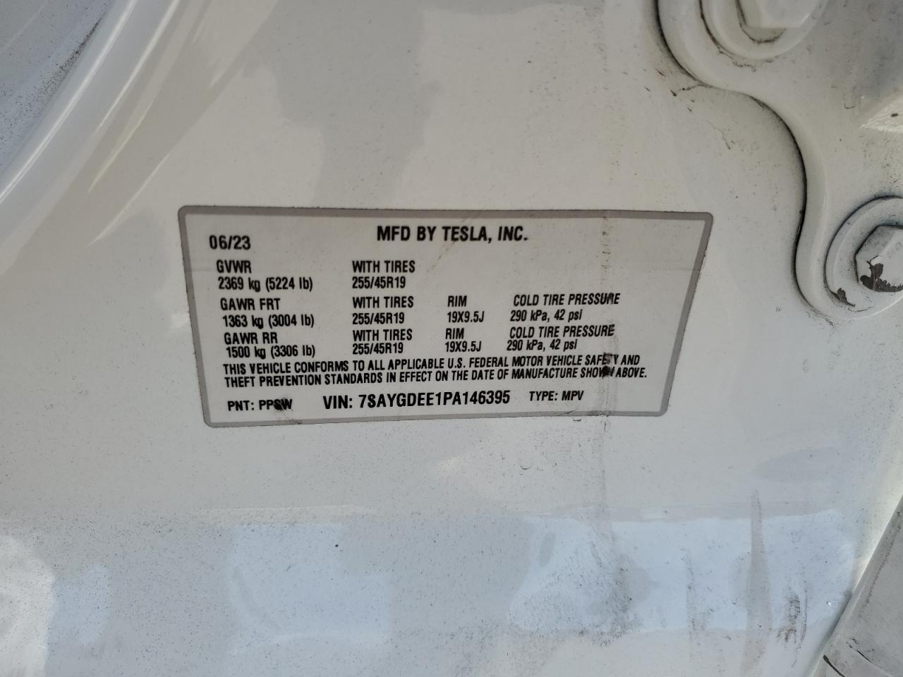 2023 TESLA MODEL Y