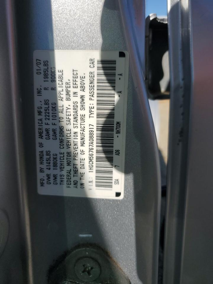 2007 HONDA ACCORD