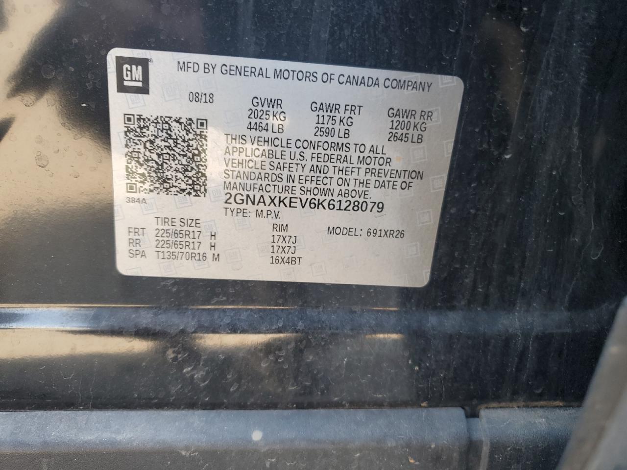 2019 CHEVROLET EQUINOX