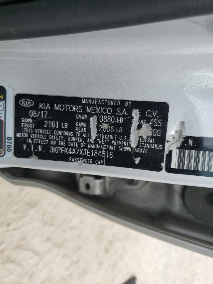 2018 KIA FORTE