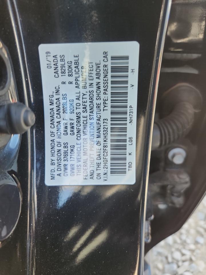2019 HONDA CIVIC
