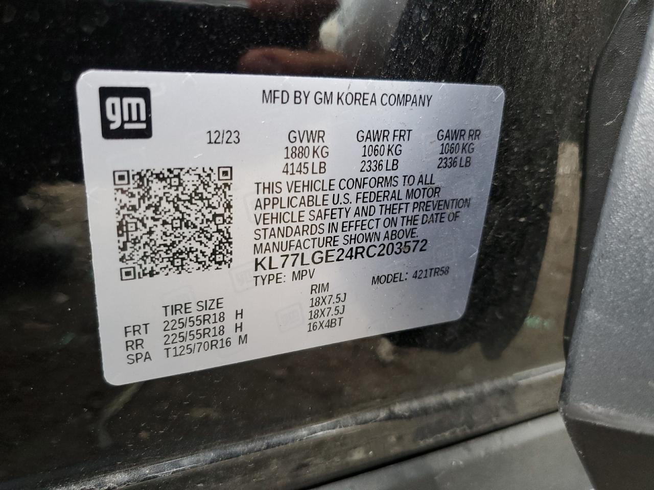 2024 CHEVROLET TRAX
