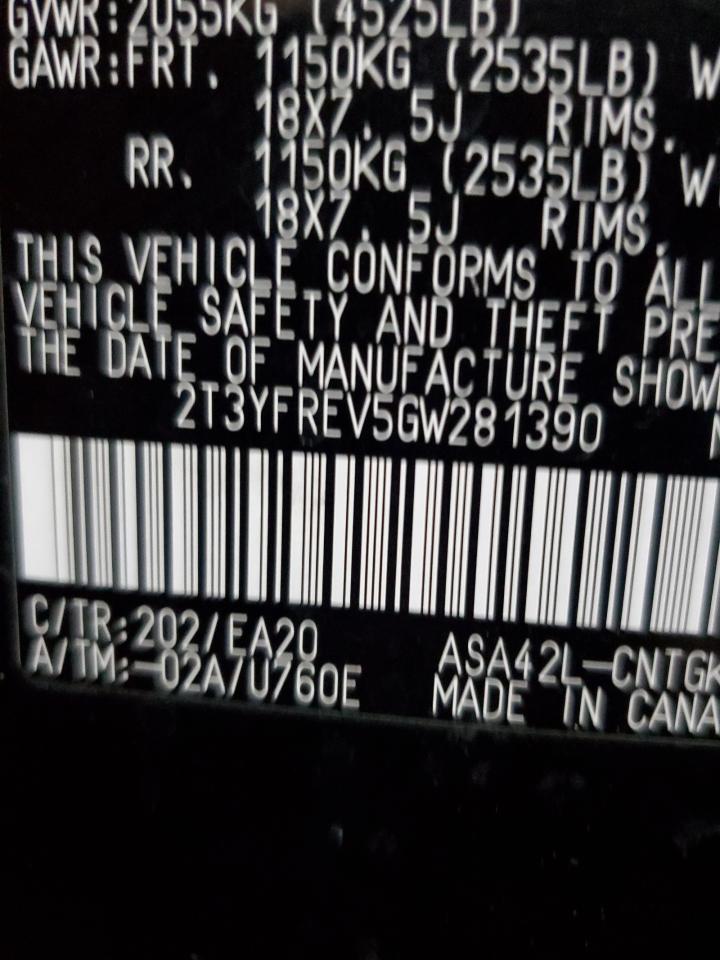 2016 TOYOTA RAV4