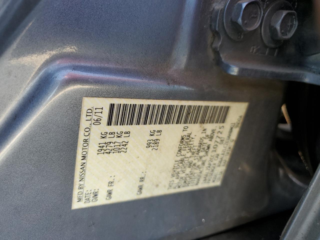 2012 NISSAN ALTIMA