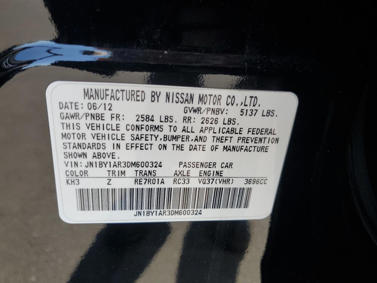 2013 INFINITI M37