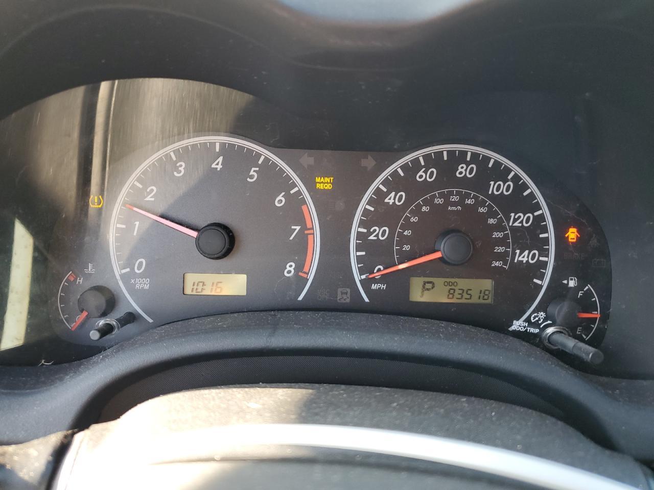 2009 TOYOTA COROLLA