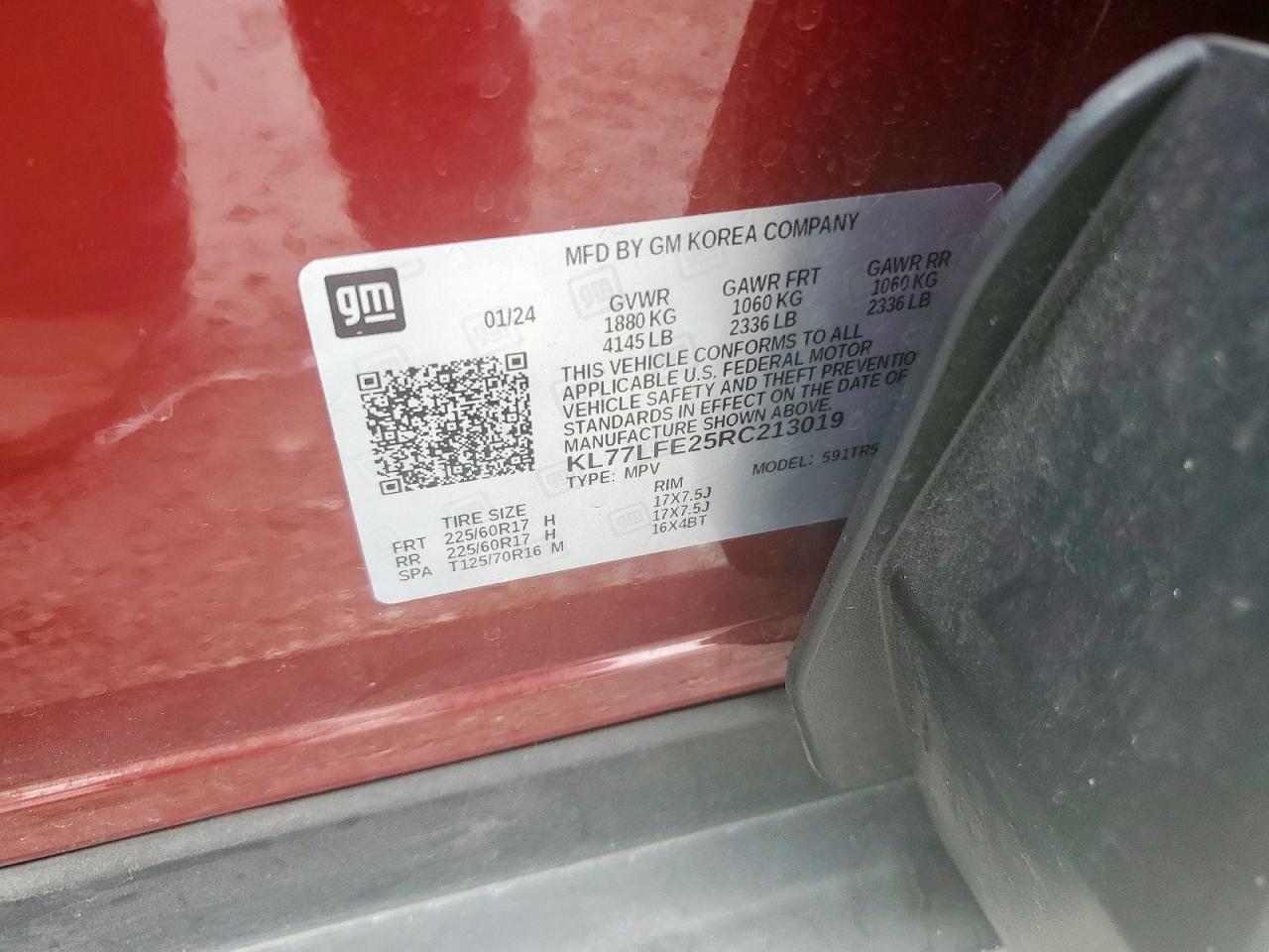 2024 CHEVROLET TRAX