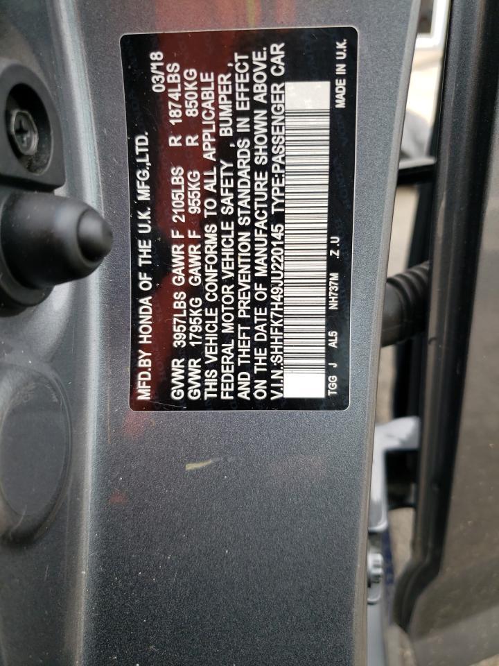 2018 HONDA CIVIC