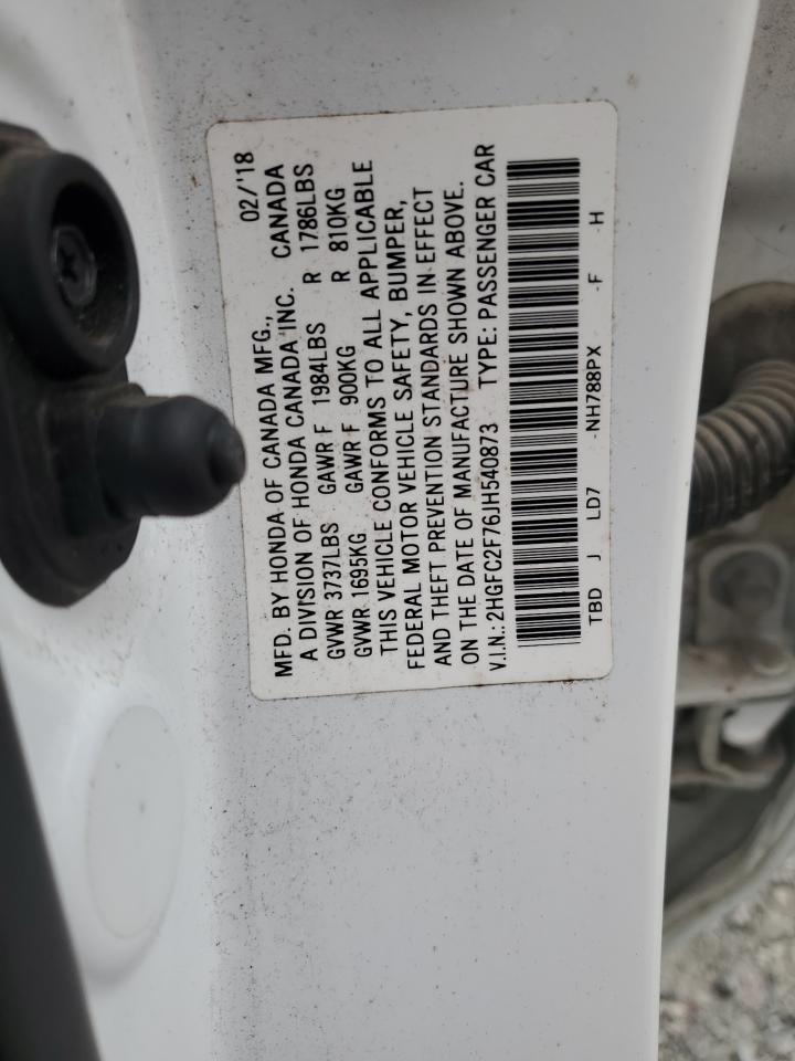 2018 HONDA CIVIC