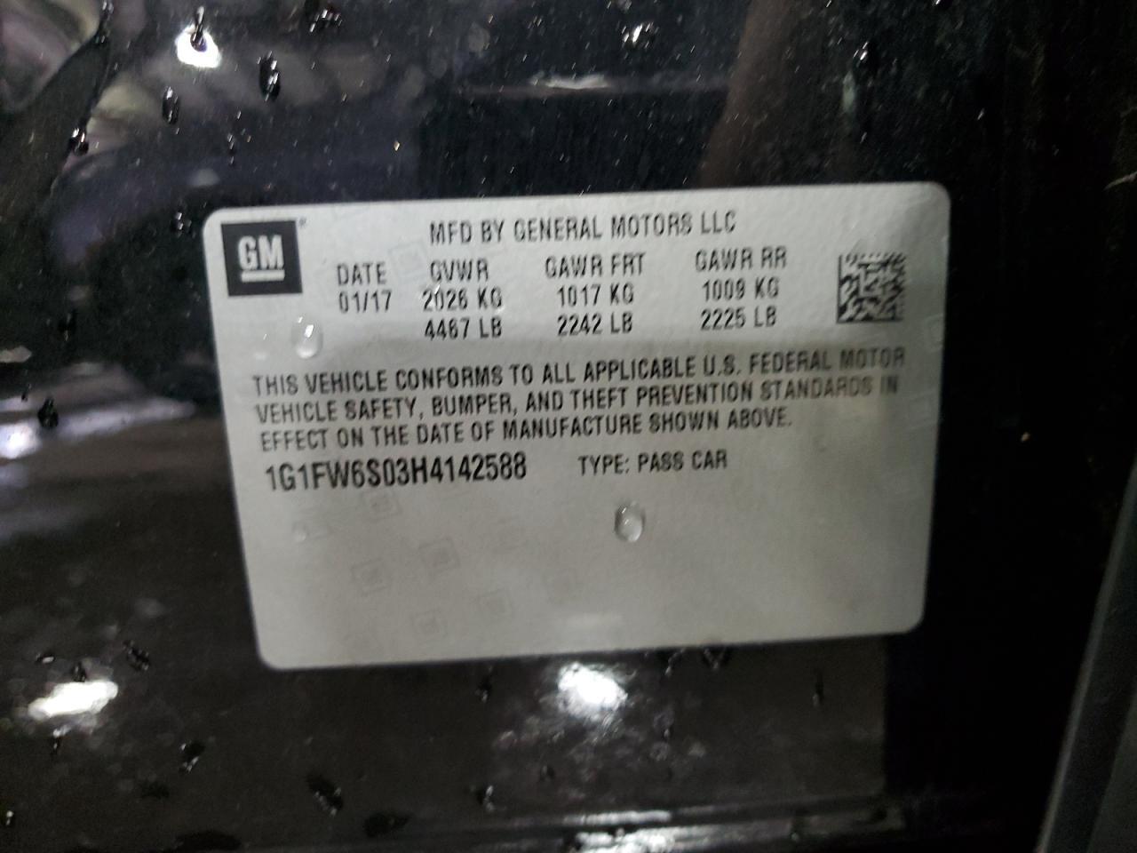 2017 CHEVROLET Bolt EV