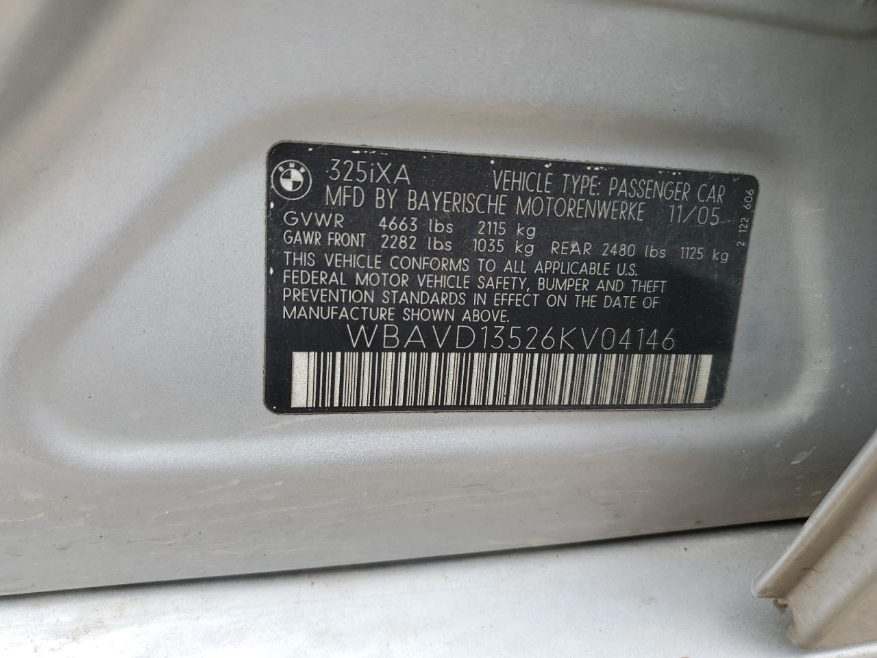 2006 BMW 3 SERIES