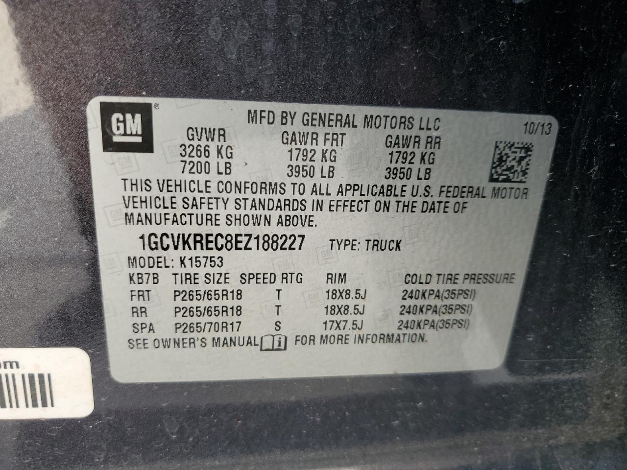 2014 CHEVROLET Silverado