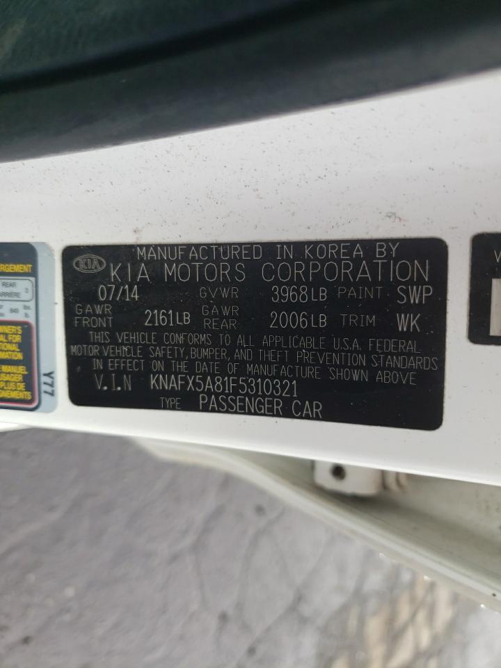 2015 KIA FORTE