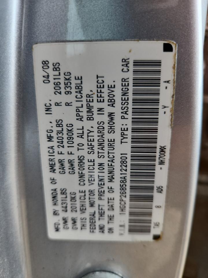 2008 HONDA ACCORD