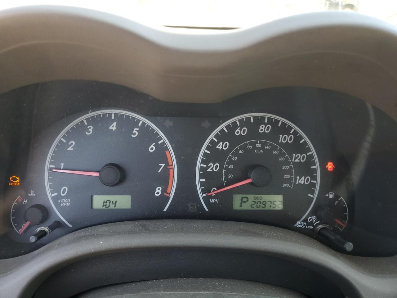 2009 TOYOTA COROLLA