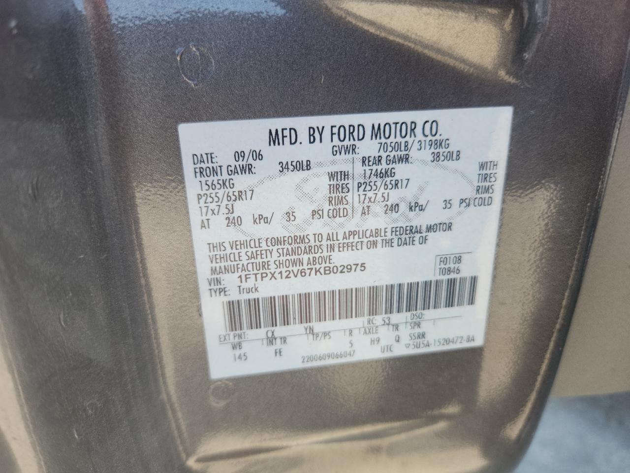 2007 FORD F-150
